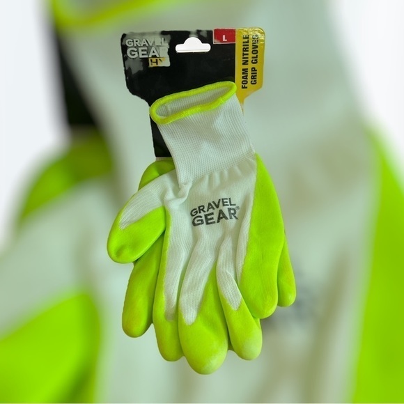 Gravel Gear foam nitrile grip gloves size L - Picture 1 of 3